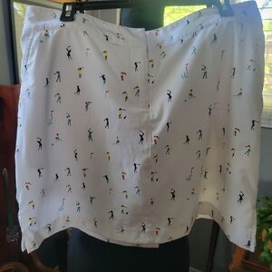 Izod Classic White Golf Skirt